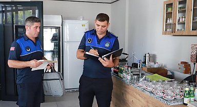 Zabıta, kahvehane ve çay ocaklarında denetim yaptı