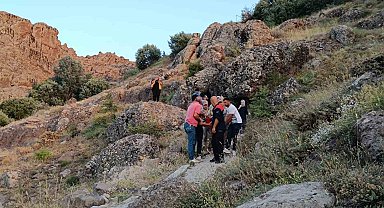 Ziyaretgahta düşerek yaralanan kadın hastaneye kaldırıldı